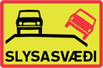 Slysasvæði: gevaarlijke verkeerssituatie