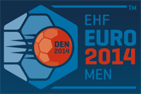 Logo van EHF kampioenschap handbal 2014 in Denemarken