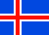 De vlag van IJsland