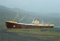 Het schip Garðar BA 64